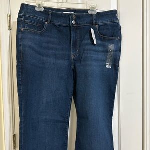 Lane Bryant Size 18 Dark Wash Boot Cut Tummy Control Jeans